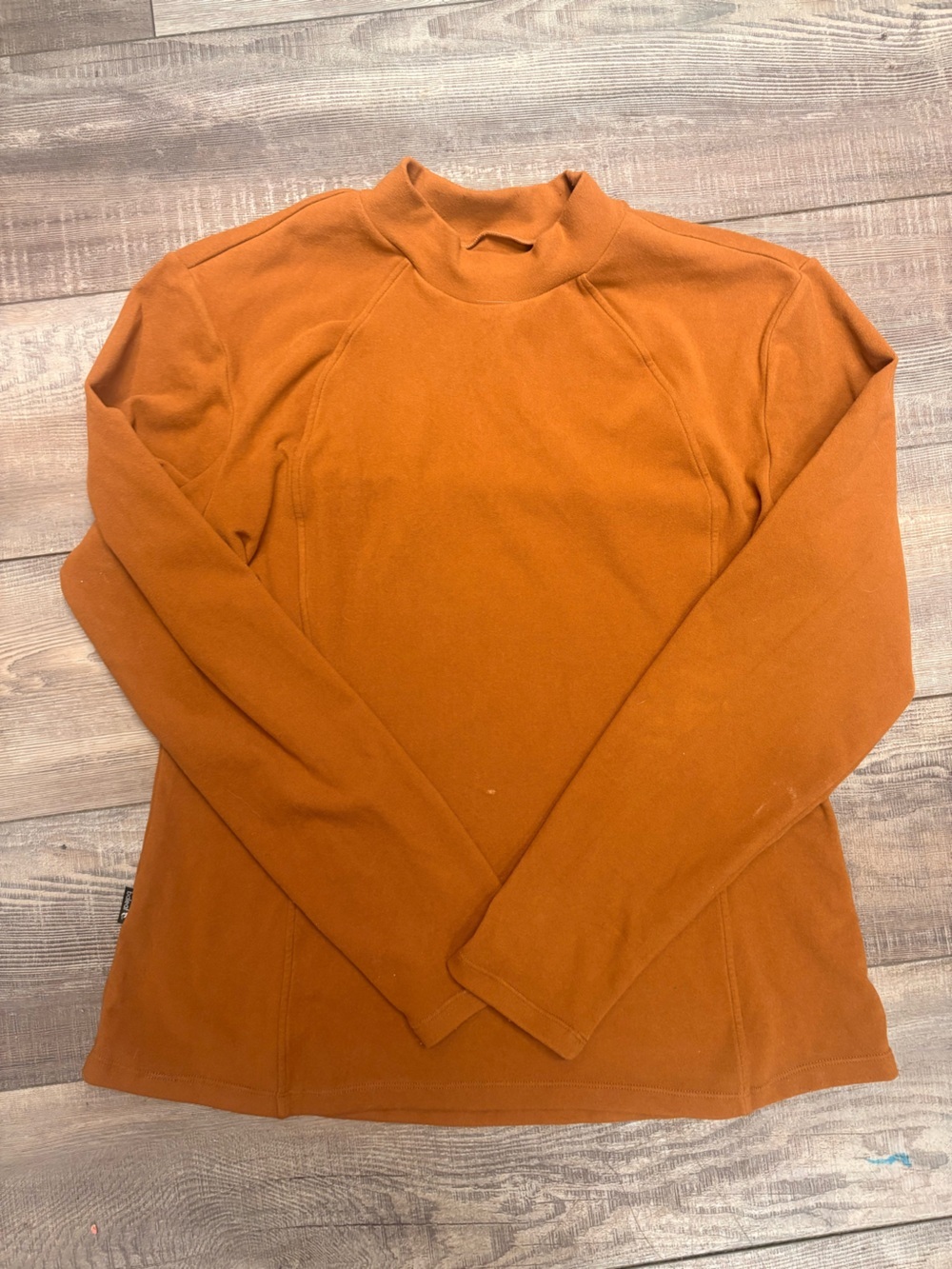 Baleaf Men's Crewneck Fleece Sweater in Burnt Orange